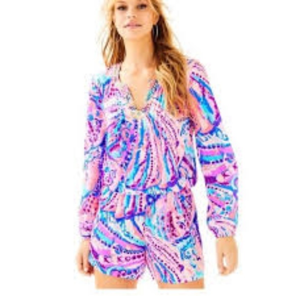 Lilly Pulitzer Colby Romper - Picture 2 of 6
